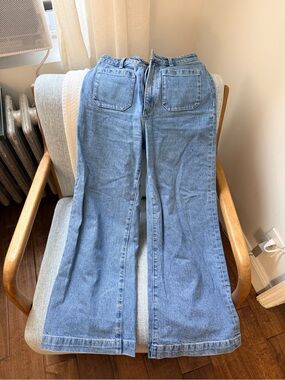 ROLLA'S Light Wash High-Rise Flare Jeans